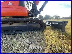 angle blade for mini excavator|kubota u55 angle blade.